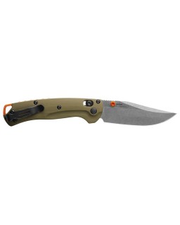 Taggedout Mini S45VN steel OD Green G10 handle