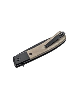 Modern Gentleman Nitro-V steel micarta handle flipper