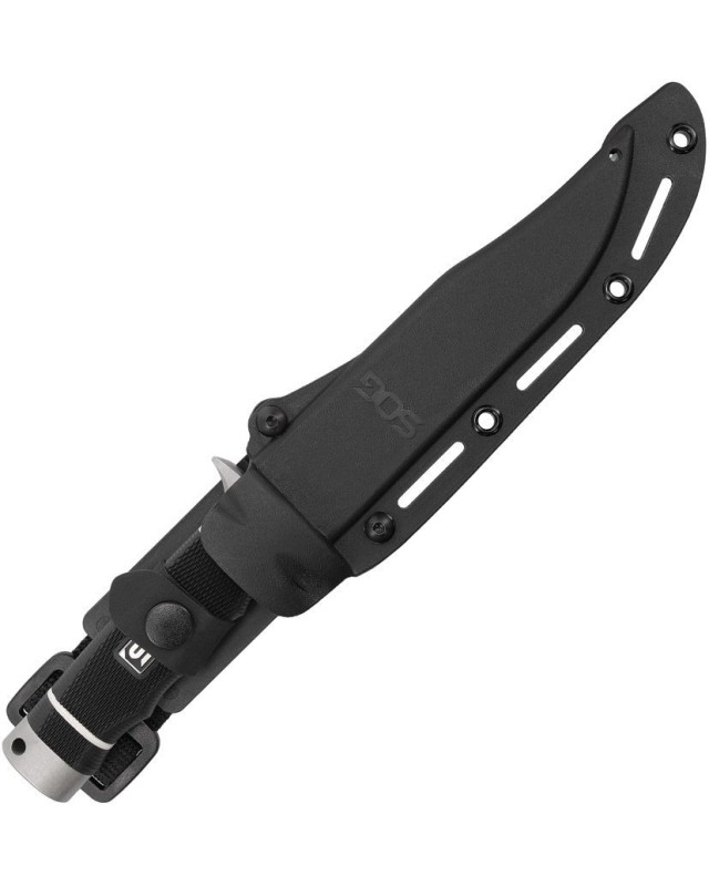 Tech Bowie Stonewash AUS8 steel Kraton rubber handle Kydex sheath Tech Bowie Stonewash AUS8 steel Kraton rubber handle Kydex sheath