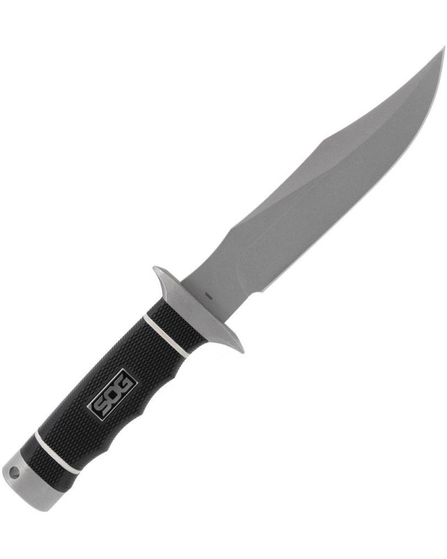 Tech Bowie Stonewash AUS8 steel Kraton rubber handle Kydex sheath Tech Bowie Stonewash AUS8 steel Kraton rubber handle Kydex sheath