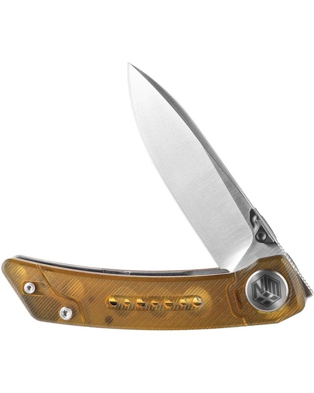 WIN+ Linerlock Yellow PEI Ultem Folding 14C28N Sandvik steel