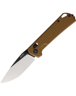 168L Ambi Lock D2 steel two-tone finish Flat Dark Earth G10 handle