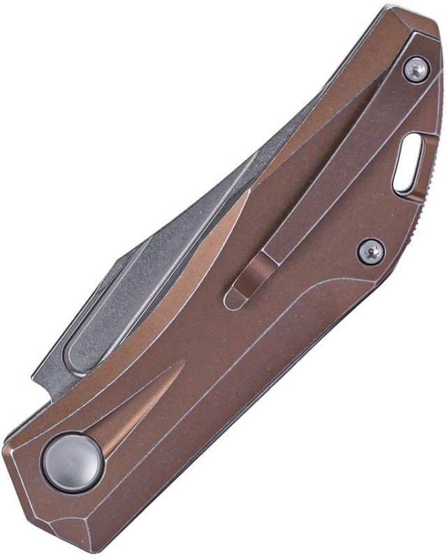 Ventus Slip Joint N690 steel Bronze Titanium handle