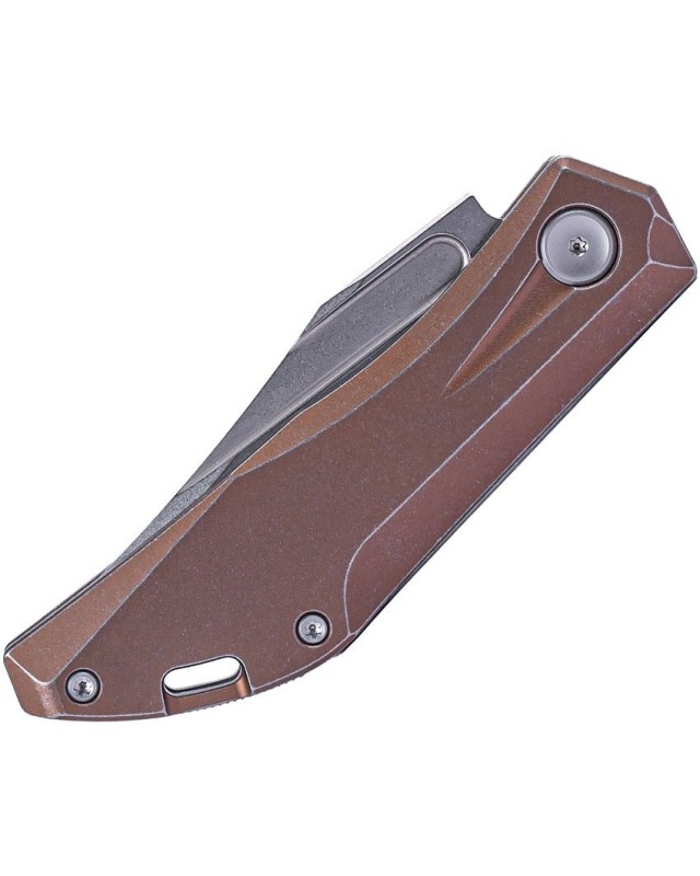 Ventus Slip Joint N690 steel Bronze Titanium handle