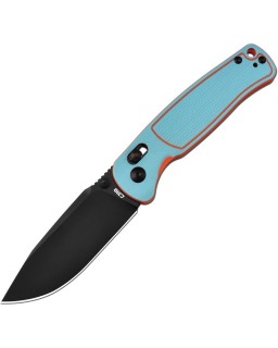 Shale Crossbar Lock AR-RPM9 steel blackwash finish Blue Orange G10