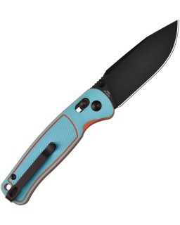 Shale Crossbar Lock AR-RPM9 steel blackwash finish Blue Orange G10
