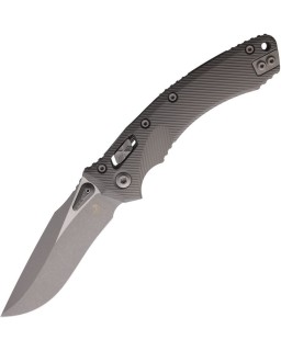 Amphibian S/E Ram-Lok M390MK steel Apocalyptic finish fluted gray tita