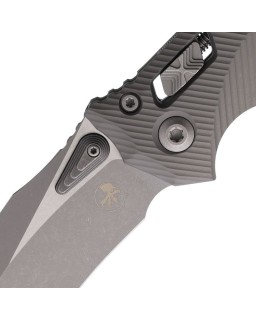 Amphibian S/E Ram-Lok M390MK steel Apocalyptic finish fluted gray tita