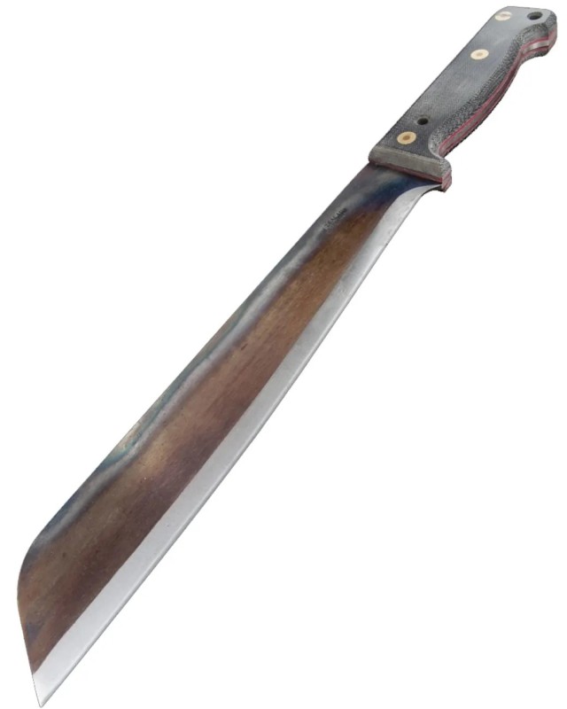 Golok British Army Pattern 8670 High Carbon Tool Steel Micarta handle leather sheath Golok British Army Pattern 8670 High Carbon Tool Steel Micarta handle leather sheath