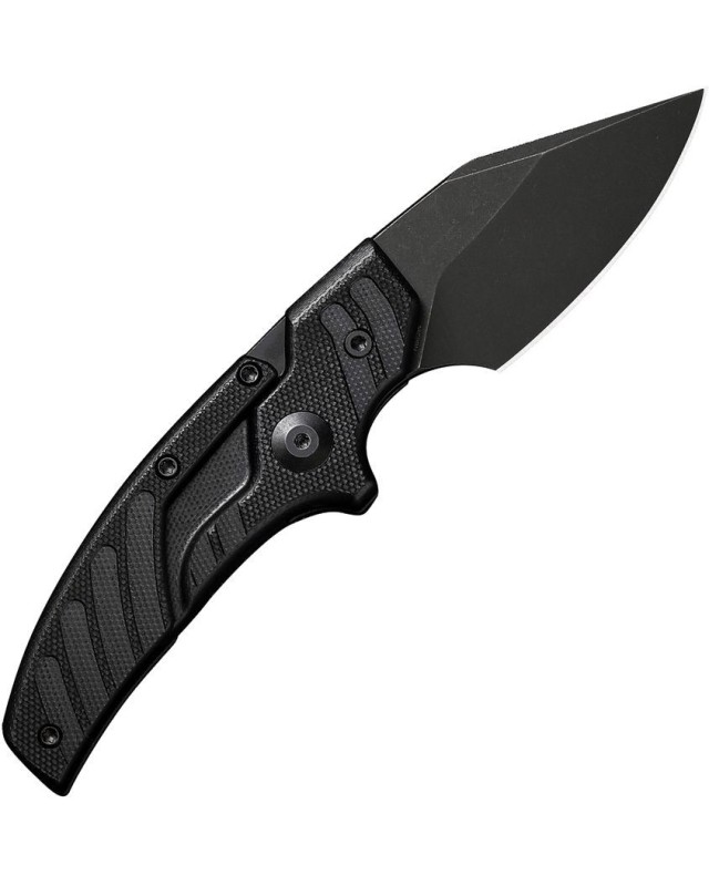 Typhoeus Push Dagger Adjustable Fixed Blade Black G10 handle 14C28N steel blackwash finish - Swiss Legal Typhoeus Push Dagger Adjustable Fixed Blade Black G10 handle 14C28N steel blackwash finish - Swiss Legal