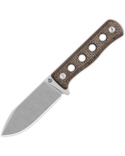 Canary Fixed Blade Full Tang Brown Micarta handle