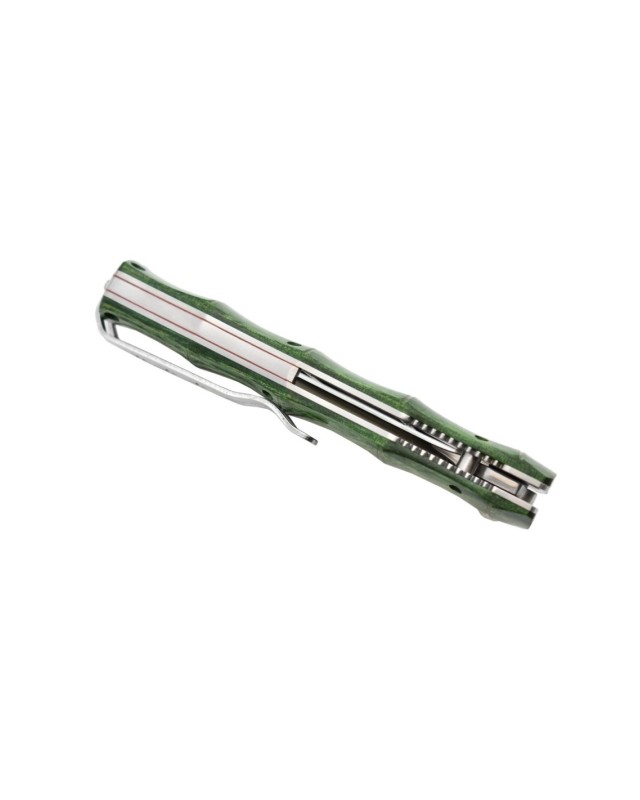 MC203G - SAN MAI SPG2 Powder Steel Green Pakka Wood handle Bamboo style MC203G - SAN MAI SPG2 Powder Steel Green Pakka Wood handle Bamboo style