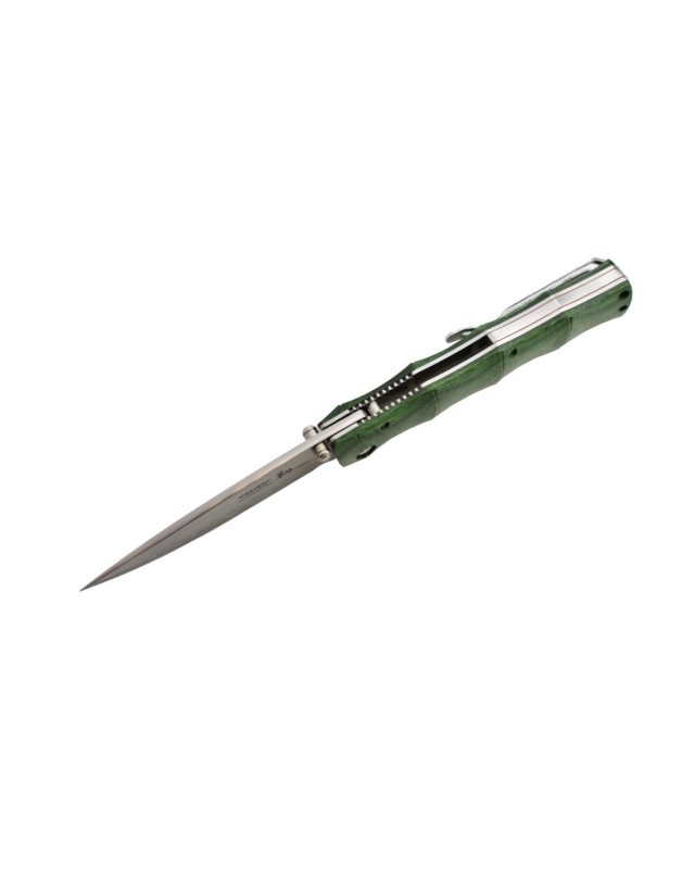 MC203G - SAN MAI SPG2 Powder Steel Green Pakka Wood handle Bamboo style MC203G - SAN MAI SPG2 Powder Steel Green Pakka Wood handle Bamboo style