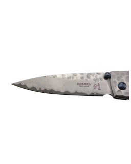 MC114D - Tsuchime Damascus blade 67 layers 420J2 steel handle hammered finish