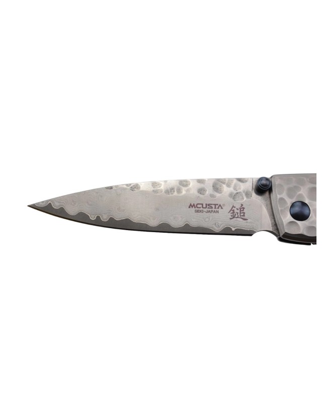 MC114D - Tsuchime Damascus blade 67 layers 420J2 steel handle hammered finish MC114D - Tsuchime Damascus blade 67 layers 420J2 steel handle hammered finish