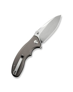 Cybrix Button Lock 9Cr18MoV steel Gray aluminium handle