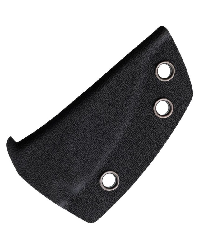 Bison skeleton neck knife fixed blade 14C28N steel blackwash finish black kydex sheath Bison skeleton neck knife fixed blade 14C28N steel blackwash finish black kydex sheath
