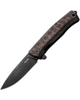 Myto MT01-MC-SS CPM MagnaCut, Snakeskin FatCarbon couteau de poche, Molletta design