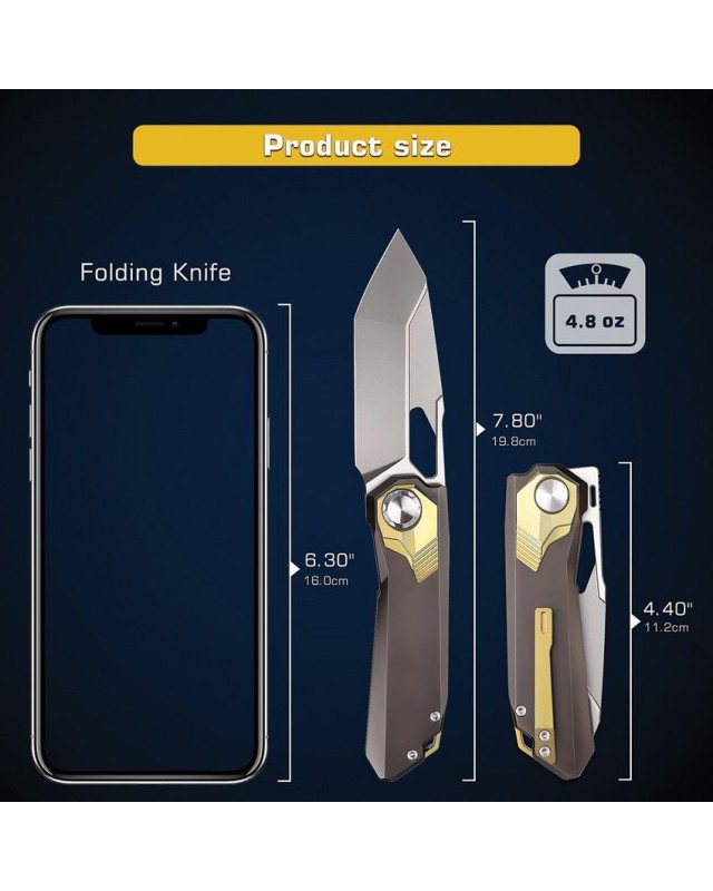 Peregrine Falcon Button Linerlock M390 steel Titanium handle Peregrine Falcon Button Linerlock M390 steel Titanium handle