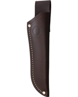 Coyote Fixed Blade 1.4116 stainless steel deer stag and laminate wood handle leather sheath