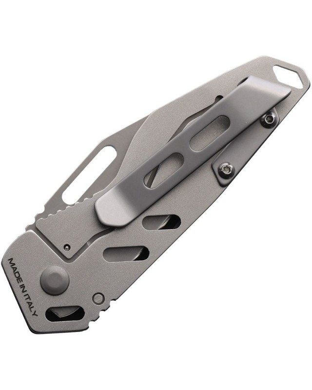 ANT Framelock M390 steel stonewash finish black aluminium handle ANT Framelock M390 steel stonewash finish black aluminium handle
