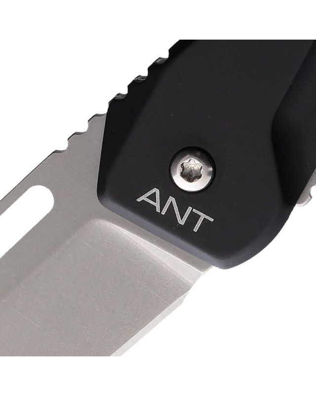 ANT Framelock M390 steel stonewash finish black aluminium handle ANT Framelock M390 steel stonewash finish black aluminium handle