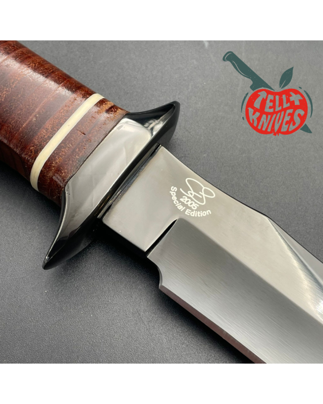 SOG - S1 Bowie II - 2005 Special Edition - AUS-8A steel black leather sheath with original box