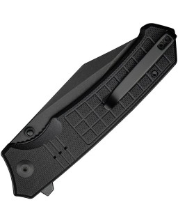 Tacticorix Black G10 Handle Nitro-V steel Blackwash finish