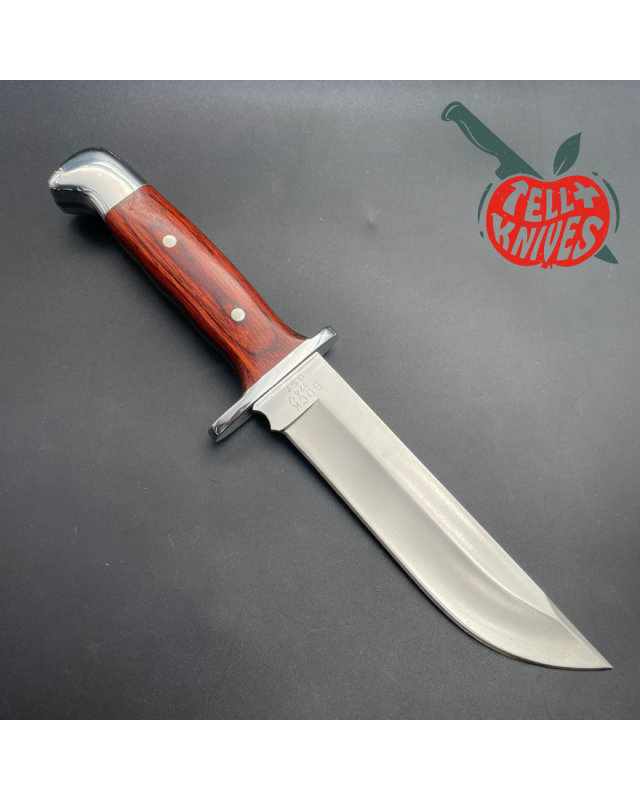 BUCK 124 Frontiersman 1989 - 420HC steel rosewood handle black leather BUCK 124 Frontiersman 1989 - 420HC steel rosewood handle black leather