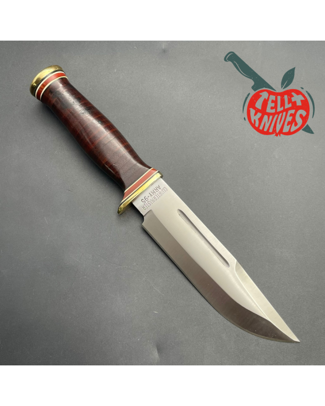 P3 Quartermaster 1995 - 440C steel stacked leather gras guard leather P3 Quartermaster 1995 - 440C steel stacked leather gras guard leather