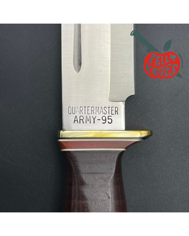 P3 Quartermaster 1995 - 440C steel stacked leather gras guard leather P3 Quartermaster 1995 - 440C steel stacked leather gras guard leather