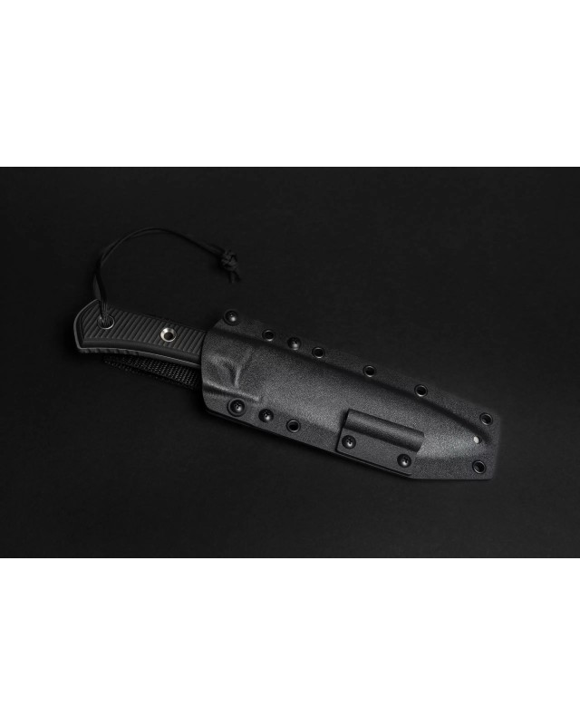 Apocalypse ELMAX steel Stonewash Finish Black Micarta handle
