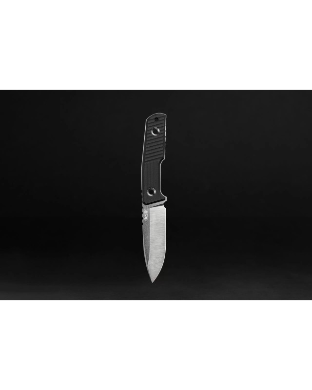 Urban Tactical ELMAX steel Satin Finish black Micarta handle black kyd