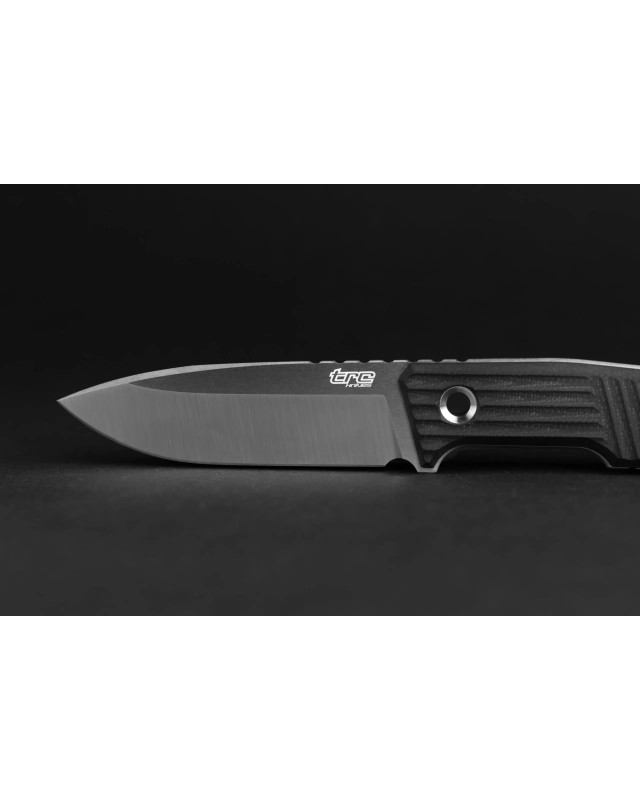 Urban Tactical ELMAX steel Satin Finish black Micarta handle black kyd
