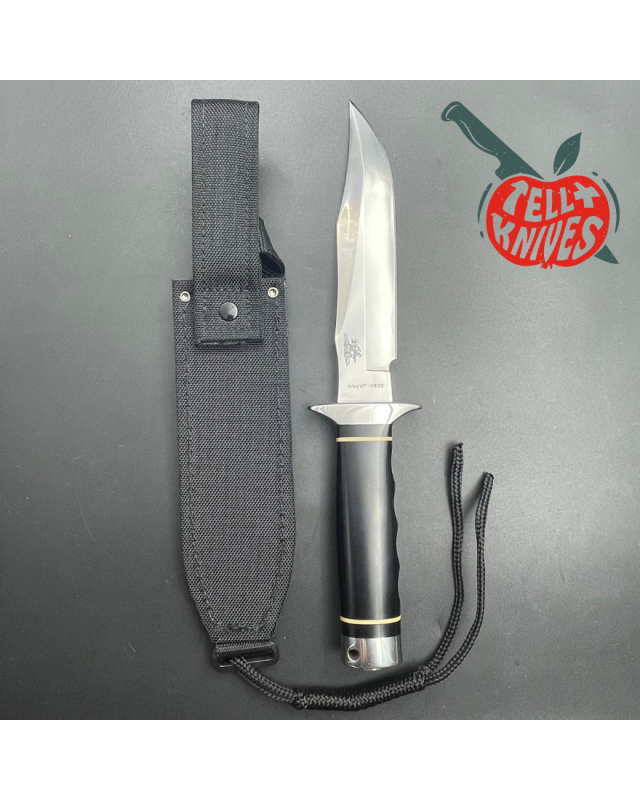 SOG S2 Trident NAVY SEALS AUS-8 steel black micarta handle SEKI Japan