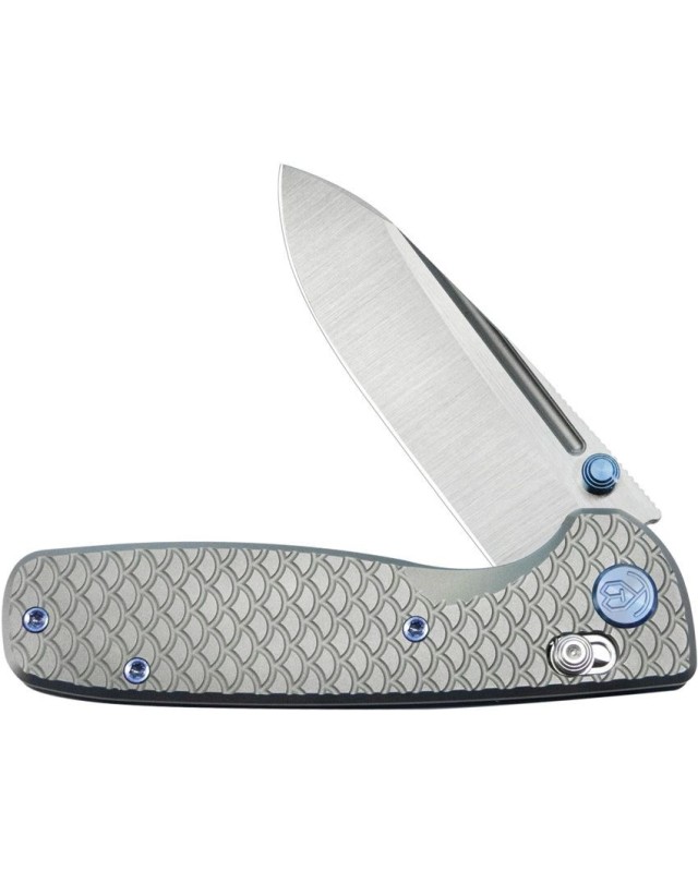 Bluff Crossbar Lock S35VN steel Gray Titanium handle Bluff Crossbar Lock S35VN steel Gray Titanium handle