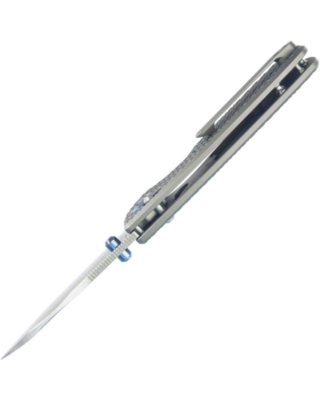 Bluff Crossbar Lock S35VN steel Gray Titanium handle Bluff Crossbar Lock S35VN steel Gray Titanium handle