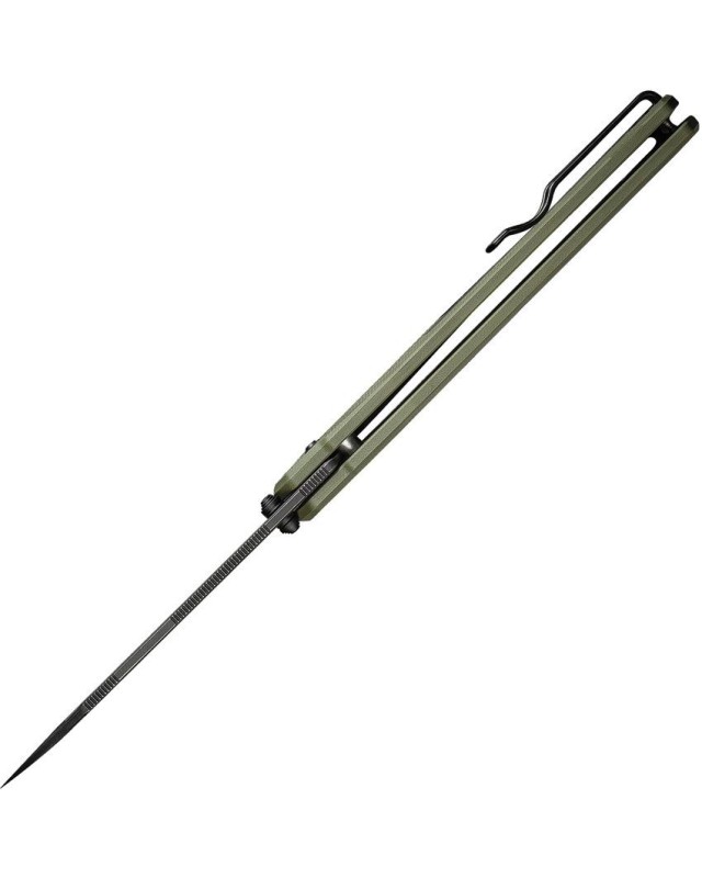 Hid OD Green G10 Handle 14C28N Stainless Steel Blackwash Finish Hid OD Green G10 Handle 14C28N Stainless Steel Blackwash Finish