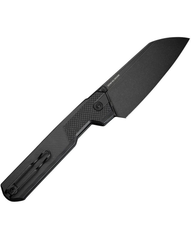 Hid Black G10 Handle 14C28N Stainless Steel Blackwash Finish Hid Black G10 Handle 14C28N Stainless Steel Blackwash Finish