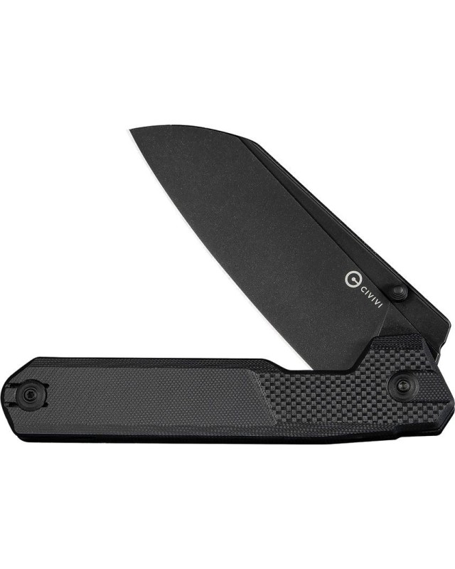 Hid Black G10 Handle 14C28N Stainless Steel Blackwash Finish Hid Black G10 Handle 14C28N Stainless Steel Blackwash Finish