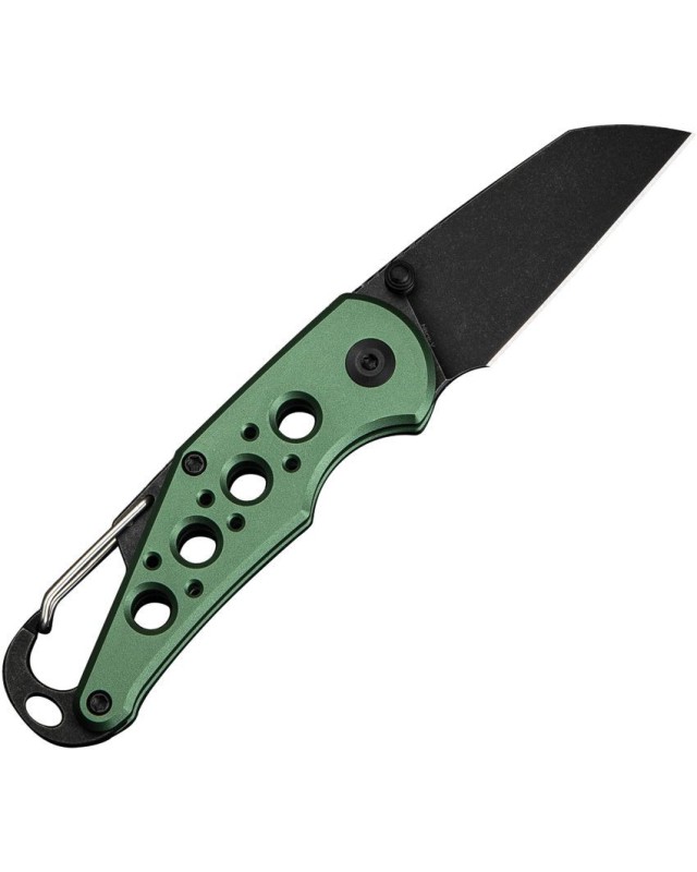Pragma Button Lock Knife Green Aluminum Handle Blackwash Finished Nitro-V steel Pragma Button Lock Knife Green Aluminum Handle Blackwash Finished Nitro-V steel