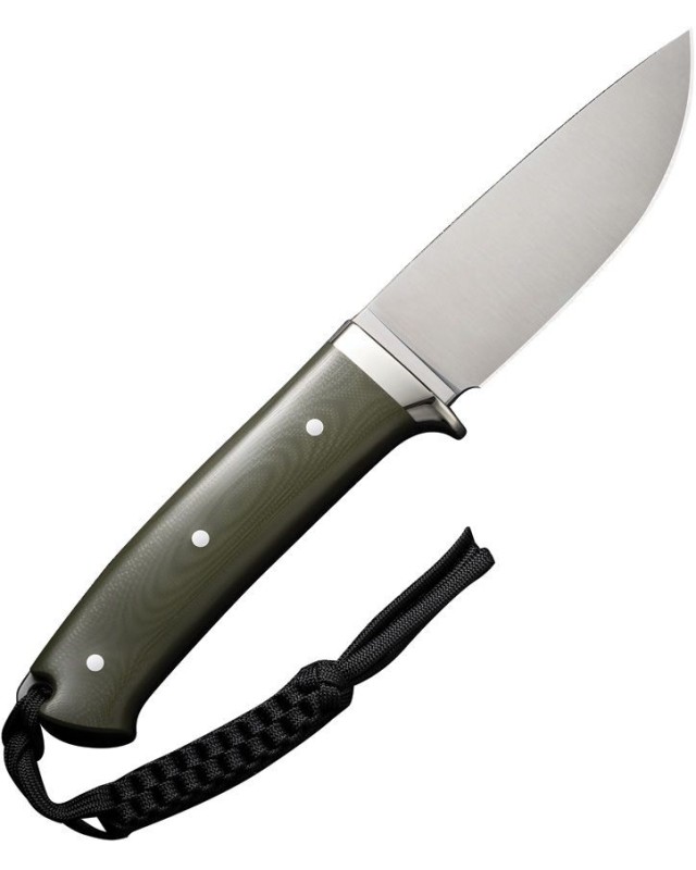 Cloud Peak Fixed Blade Nitro-V Steel Polished Green G10 handle Cloud Peak Fixed Blade Nitro-V Steel Polished Green G10 handle