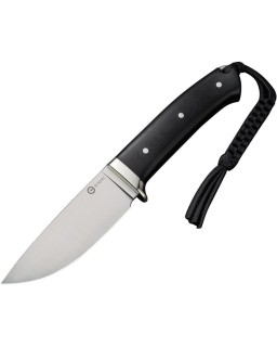 Cloud Peak Fixed Blade Nitro-V Steel Polished Black G10 handle