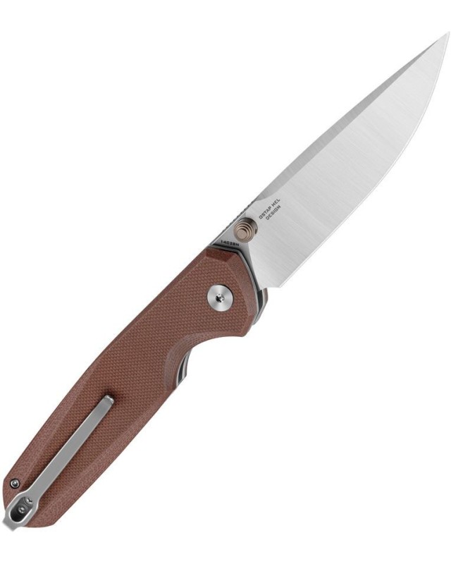 Bestechman Velix Button Lock 14C28N stainless steel G10 handle Ostap Hel Design Bestechman Velix Button Lock 14C28N stainless steel G10 handle Ostap Hel Design