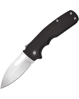 Shark-Cub Shark-Lock Slicer AUS-10A steel stonewash finish black GRN handle
