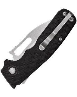Shark-Cub Shark-Lock Slicer AUS-10A steel stonewash finish black GRN handle