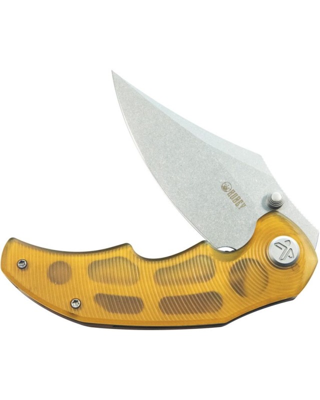Ceto Camp folding knife 14C28N steel stonewash finish Linerlock Ultem handle Ceto Camp folding knife 14C28N steel stonewash finish Linerlock Ultem handle