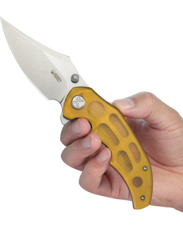 Ceto Camp folding knife 14C28N steel stonewash finish Linerlock Ultem handle Ceto Camp folding knife 14C28N steel stonewash finish Linerlock Ultem handle