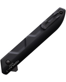 Ferrum T Black Warfare N690 steel aluminium handle flipper Linerlock