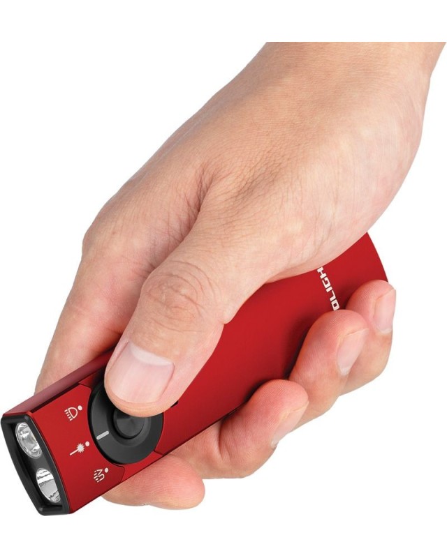 Arkfeld Pro Flashlight Red Aluminium 1300lm Arkfeld Pro Flashlight Red Aluminium 1300lm